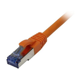 Synergy21 Patch Cord RJ45 CAT6A S/FTP 15m Naranja 500Mhz AWG26 GHMT Certified