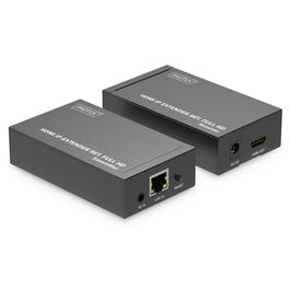 Digitus Extensor HDMI IP Set Full HD 1920 x 1080 Pixeles 120m Alámbrico Negro
