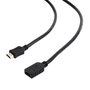 GEMBIRD Cable HDMI Alta Velocidad Macho-Hembra 1.8m CC-HDMI4X-6 Negro