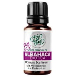 HERBES DEL MOLI Aceite Esencial Albahaca Exotica 10 Ml Eco Ocimum basilicum India