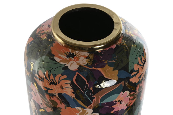 DKD Home Decor Jarrón Metal Multicolor 25x25x70 cm DKD Home Decor Jarrón Metal Multicolor 25x25x70 cm