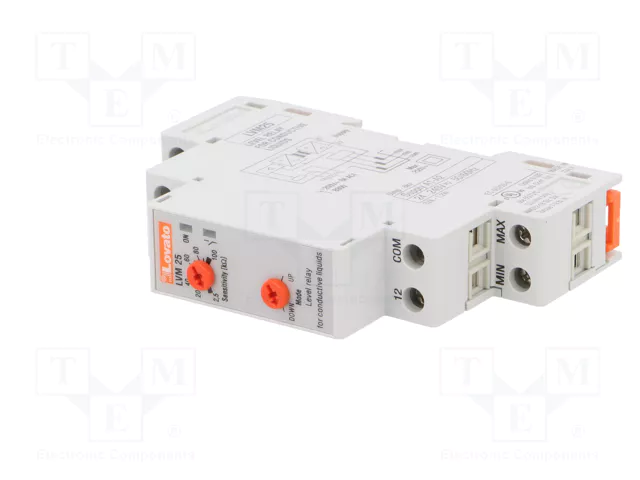 LOVATO ELECTRIC Relé de monitorización de nivel para líquido conductivo
