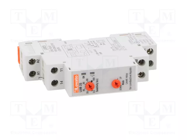 LOVATO ELECTRIC Relé de monitorización de nivel para líquido conductivo