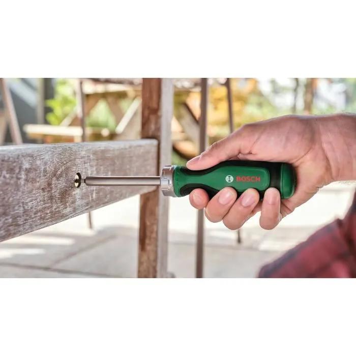 Bosch BOS4053423302233 Destornillador de Carraca con 12 Puntas Bosch BOS4053423302233 Destornillador de Carraca con 12 Puntas