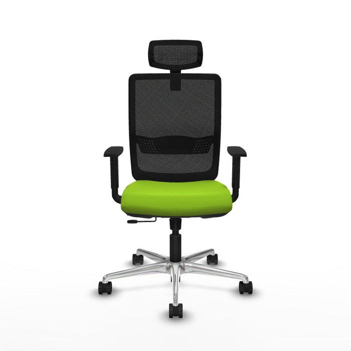 PIQUERAS Y CRESPO Silla de oficina Haches con mecanismo Sincro/Traslack Pistacho/Negro PIQUERAS Y CRESPO Silla de oficina Haches con mecanismo Sincro/Traslack Pistacho/Negro