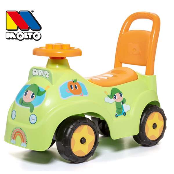 Molto Correpasillos Gusy Luz con Bloques, Juguete de Empuje para Niños de 1 Año, 55.5x24x26.5 cm, Idiomas: Español e Inglés Molto Correpasillos Gusy Luz con Bloques, Juguete de Empuje para Niños de 1 Año, 55.5x24x26.5 cm, Idiomas: Español e Inglés