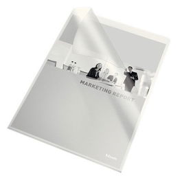 Dosier Angulo Recto Esselte Pp 80Μ A4 Piel Naranja Transparente Paquete De 100