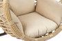 DKD Home Decor Sillon Colgante Terraza Y Jardin Coleccion Breeze Marron Beige 70 x 110 x 90 cm