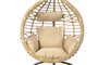 DKD Home Decor Sillon Colgante Terraza Y Jardin Coleccion Breeze Marron Beige 70 x 110 x 90 cm