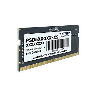 Patriot Signature Line PSD58G560041S 8GB DDR5 5600MHz SO-DIMM Memoria RAM para Portátil - 1x8GB