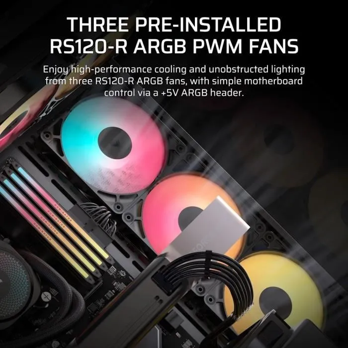 Corsair 3500X RS-R ARGB Negro Corsair 3500X RS-R ARGB Negro