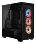 Corsair 3500X RS-R ARGB Midi Tower para PC - Torre Gaming con Cristal Templado, Ventana Lateral, Luces ARGB, Compatible con ATX/EATX, Negro