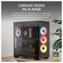 Corsair 3500X RS-R ARGB Midi Tower Caja PC Negro con Cristal Templado, ATX/EATX/microATX/Mini-ITX, 7 Ranuras, 3 Ventiladores 120mm, USB-C, Para Gaming