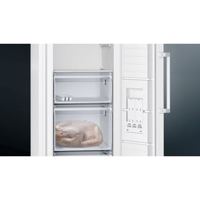 Siemens iQ300 GS29NVWEP Congelador Vertical Independiente 200 L Blanco