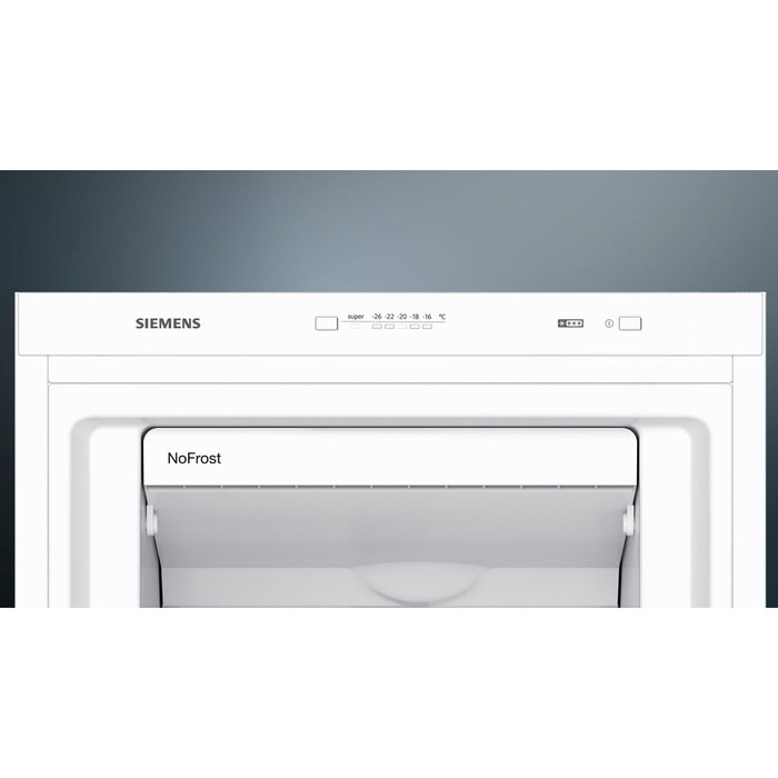 Siemens iQ300 GS29NVWEP Congelador Vertical Independiente 200 L Blanco