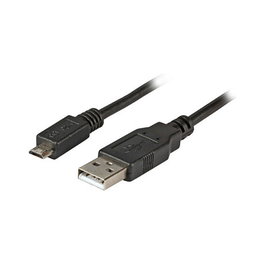 EFB Elektronik Cable USB 2.0 A Micro-USB B 1,8m Negro Premium