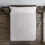 Sábana Bajera Harry Potter Blanco Burdeos Cama de 160