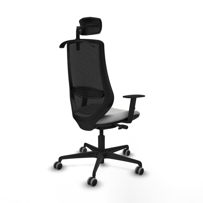 PIQUERAS Y CRESPO Silla de oficina Mardos con Mecanismo Sincro/Traslack Gris claro y Negro PIQUERAS Y CRESPO Silla de oficina Mardos con Mecanismo Sincro/Traslack Gris claro y Negro