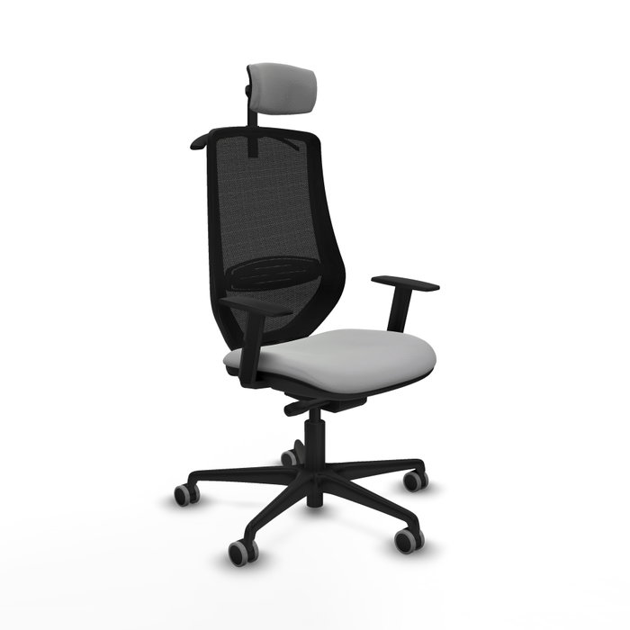 PIQUERAS Y CRESPO Silla de oficina Mardos con Mecanismo Sincro/Traslack Gris claro y Negro PIQUERAS Y CRESPO Silla de oficina Mardos con Mecanismo Sincro/Traslack Gris claro y Negro