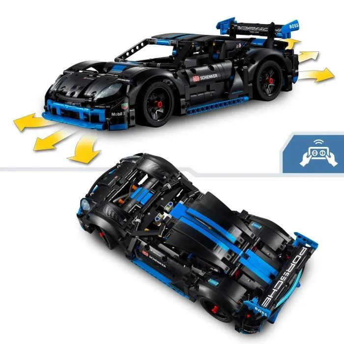 Lego Technic 42176 Coche de Carreras Porsche GT4 e-Performance Modelo a Control Remoto