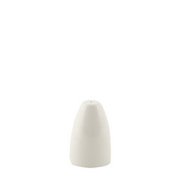 Summa Pimentero Valet en Vitro Porcelana Marfil, 4.5 cm de diámetro x 7 cm de alto (Set de 6)