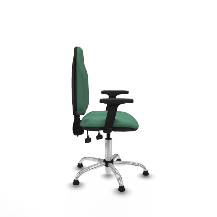 PIQUERAS Y CRESPO Silla de oficina Algarra Verde esmeralda con Brazos 2D PIQUERAS Y CRESPO Silla de oficina Algarra Verde esmeralda con Brazos 2D