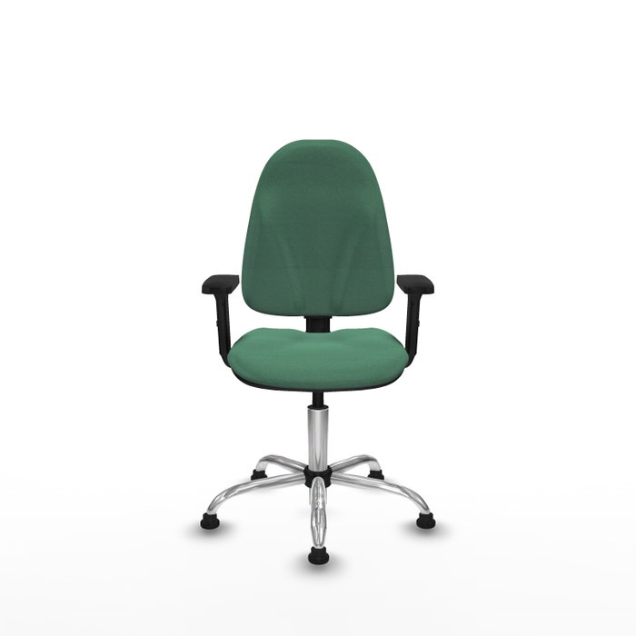 PIQUERAS Y CRESPO Silla de oficina Algarra Verde esmeralda con Brazos 2D PIQUERAS Y CRESPO Silla de oficina Algarra Verde esmeralda con Brazos 2D