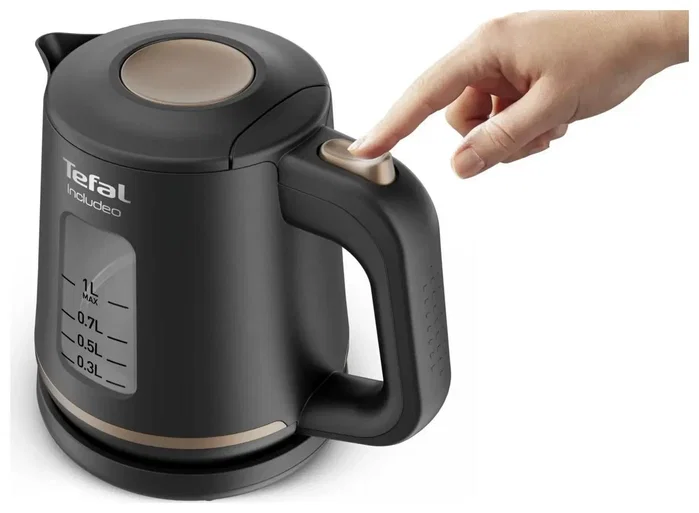Tefal Includeo KI5338 Hervidor Eléctrico 1 L Negro
