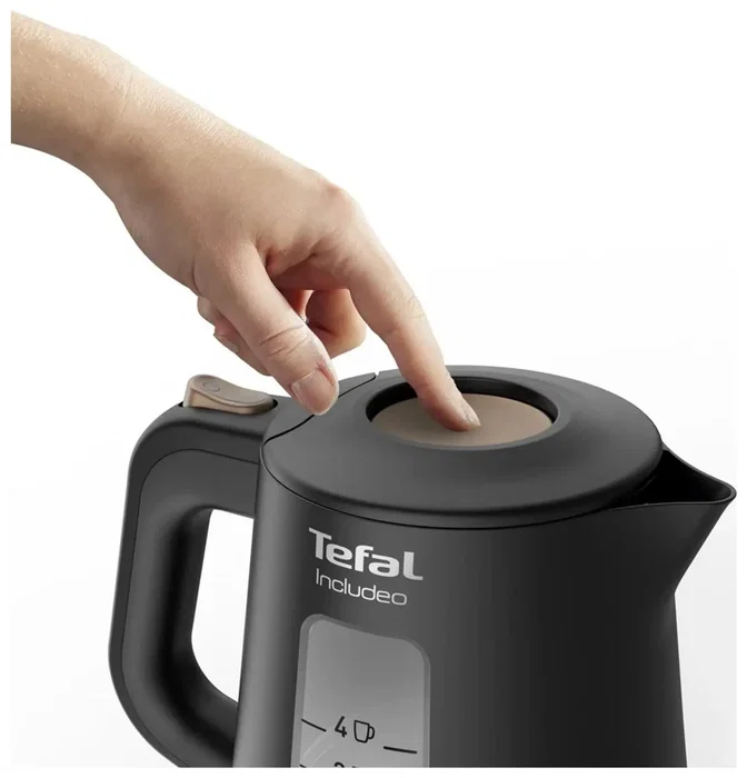 Tefal Includeo KI5338 Hervidor Eléctrico 1 L Negro