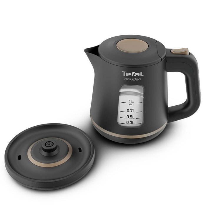 Tefal Includeo KI5338 Hervidor Eléctrico 1 L Negro