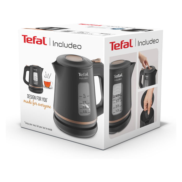 Hervidor Tefal KI5338 Negro Plástico 2400 W 1 L