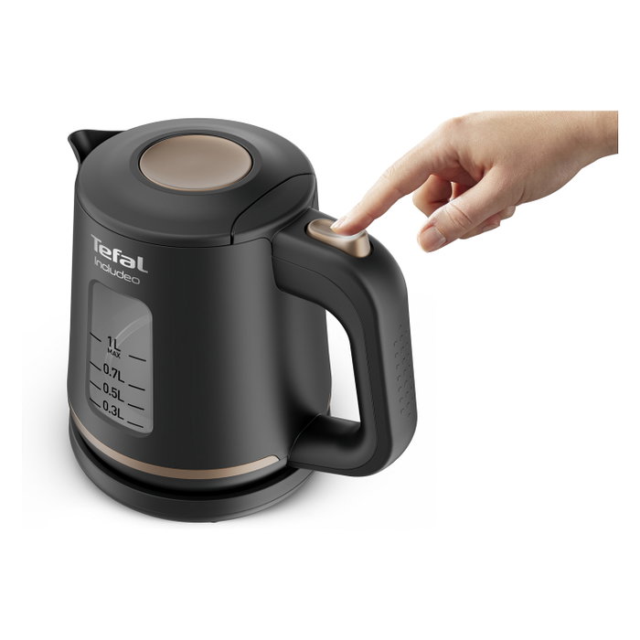 Tefal Includeo KI5338 Hervidor Eléctrico 1 L Negro