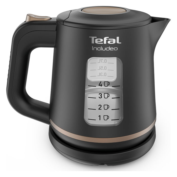 Tefal Includeo KI5338 Hervidor Eléctrico 1 L Negro