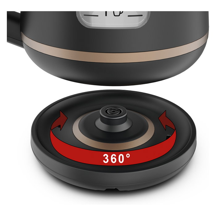 Tefal Includeo KI5338 Hervidor Eléctrico 1 L Negro