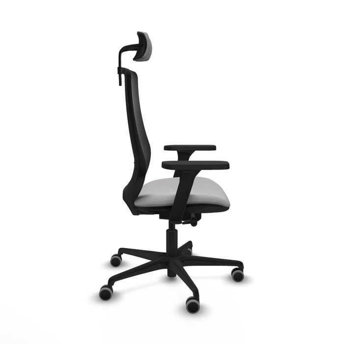 PIQUERAS Y CRESPO Silla de oficina Mardos con mecanismo Sincro/Traslack, Gris claro y Negro PIQUERAS Y CRESPO Silla de oficina Mardos con mecanismo Sincro/Traslack, Gris claro y Negro
