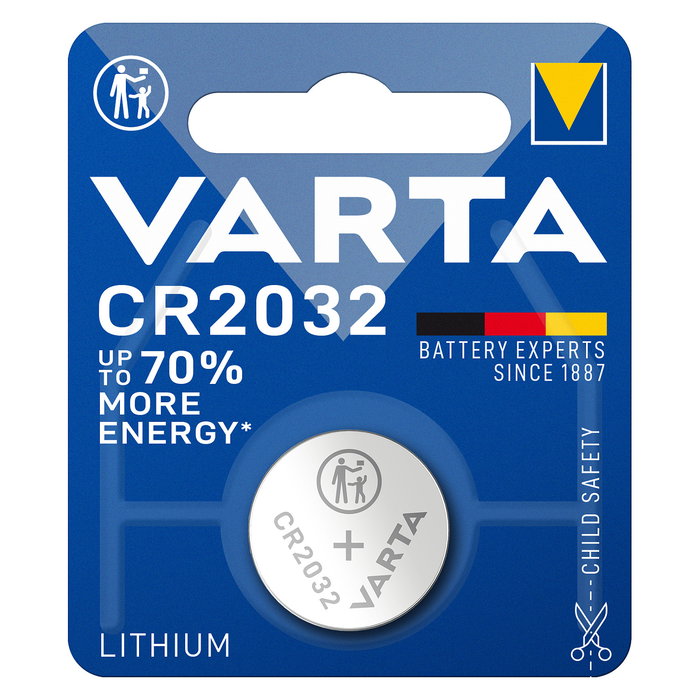 Varta CR2032 Batería de Litio Botón/Moneda 3V 220mAh 1 Pieza