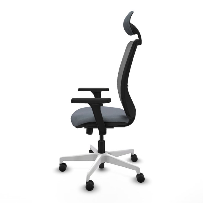 PIQUERAS Y CRESPO Silla de oficina Zulema Gris con Mecanismo Sincro