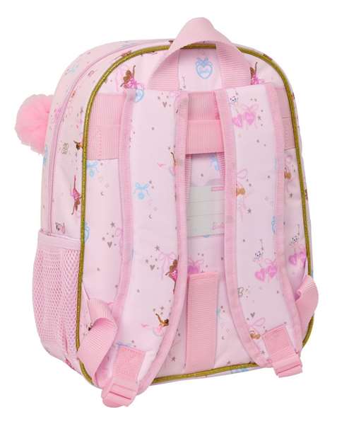 Safta Mochila Infantil Barbie Ballet Adaptable a Carro Safta Mochila Infantil Barbie Ballet Adaptable a Carro