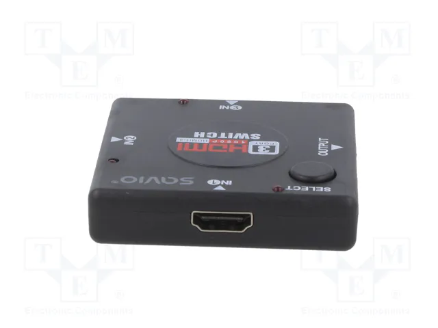 SAVIO Switch HDMI CL-26 3D Full HD 1080p Negro