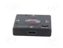 SAVIO Switch HDMI CL-26 3D Full HD 1080p Negro