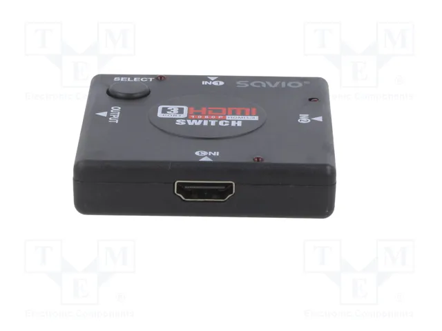 SAVIO Switch HDMI CL-26 3D Full HD 1080p Negro