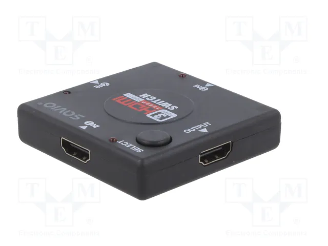 SAVIO Switch HDMI CL-26 3D Full HD 1080p Negro