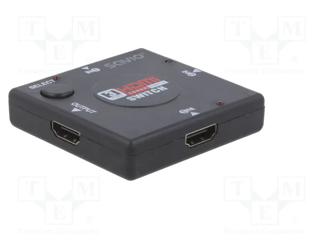 SAVIO Switch HDMI CL-26 3D Full HD 1080p Negro