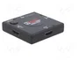 SAVIO Switch HDMI CL-26 3D Full HD 1080p Negro