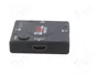 SAVIO Switch HDMI CL-26 3D Full HD 1080p Negro
