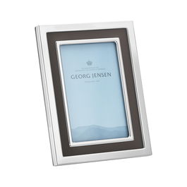 Georg Jensen Portafotos Manhattan 25x20 cm (2 Unidades) Revestido en Cuero Reciclado