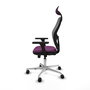 PIQUERAS Y CRESPO Silla de oficina Jorquera Sincro/Traslack Morado y Gris