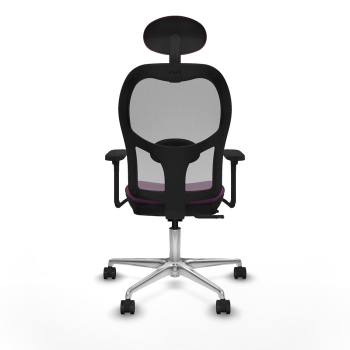 PIQUERAS Y CRESPO Silla de oficina Jorquera Sincro/Traslack Morado y Gris