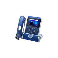 Alcatel Teléfono IP VoIP Alcatel-Lucent Enterprise ALE-400 Neptune Blue, Color Azul, Pantalla LCD Táctil de 10.9 cm (4.3"), Con Auricular, Montaje Escritorio/Pared, PoE