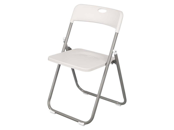 IBERGARDEN Silla Plegable de Resina Blanco-Plata (Pack de 6) IBERGARDEN Silla Plegable de Resina Blanco-Plata (Pack de 6)